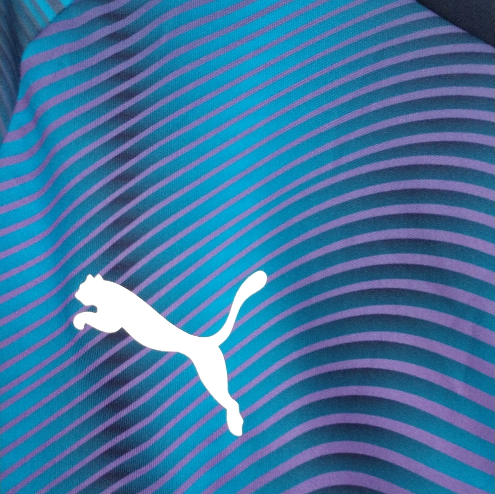 Puma dryCell Peacoat Blue Jersey Top Size Small Unisex Sporty Athletic - Picture 5 of 12
